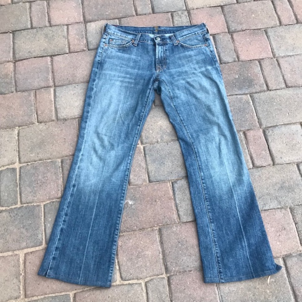 7 For All Mankind 7FAMK Size 28 Boot Cut Jeans